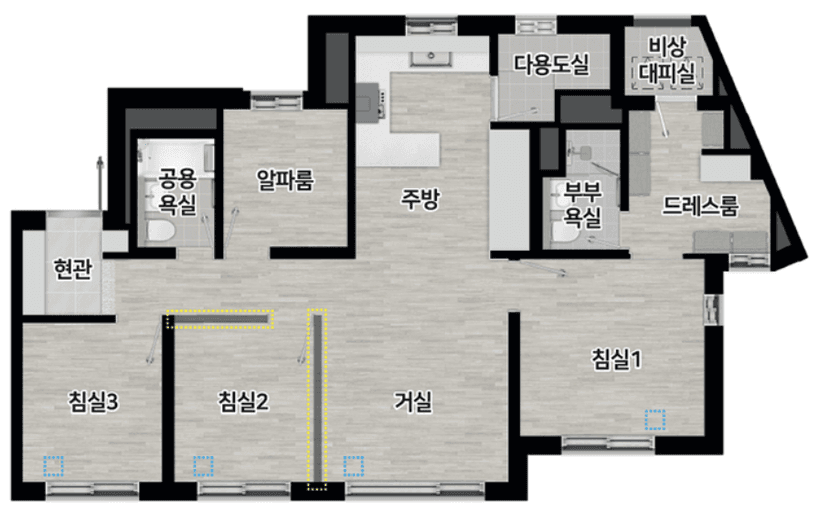 null 61 평면도