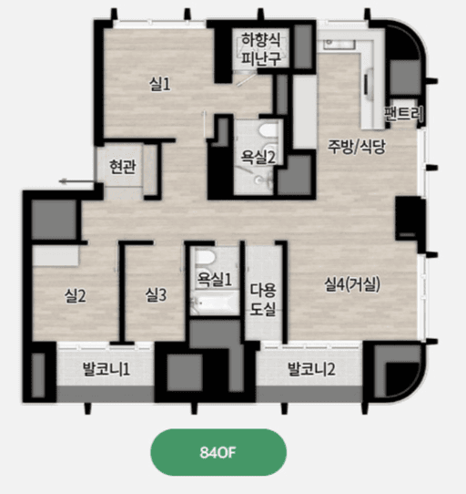null 84F 평면도